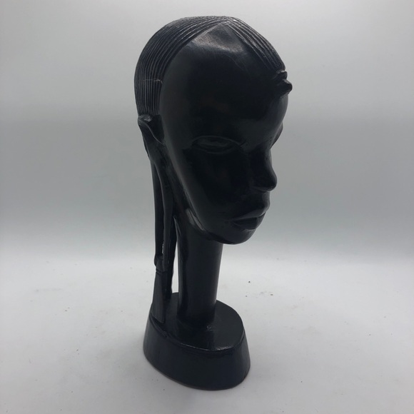 Vintage African Tribal Art - Carved Ebony - Picture 5 of 6